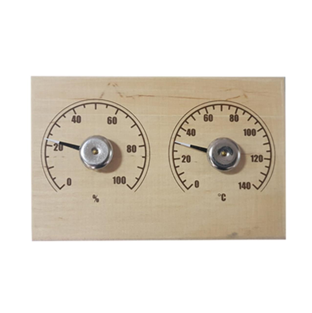 Термометр для сауны LK СБО-2тг банная станция+гигрометр прямоугольная