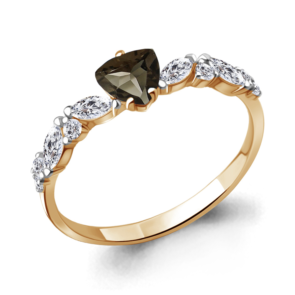 

Кольцо из серебра с кварцем Aquamarine Aquamarine 6954701А_925_з р, 6954701А_925_з