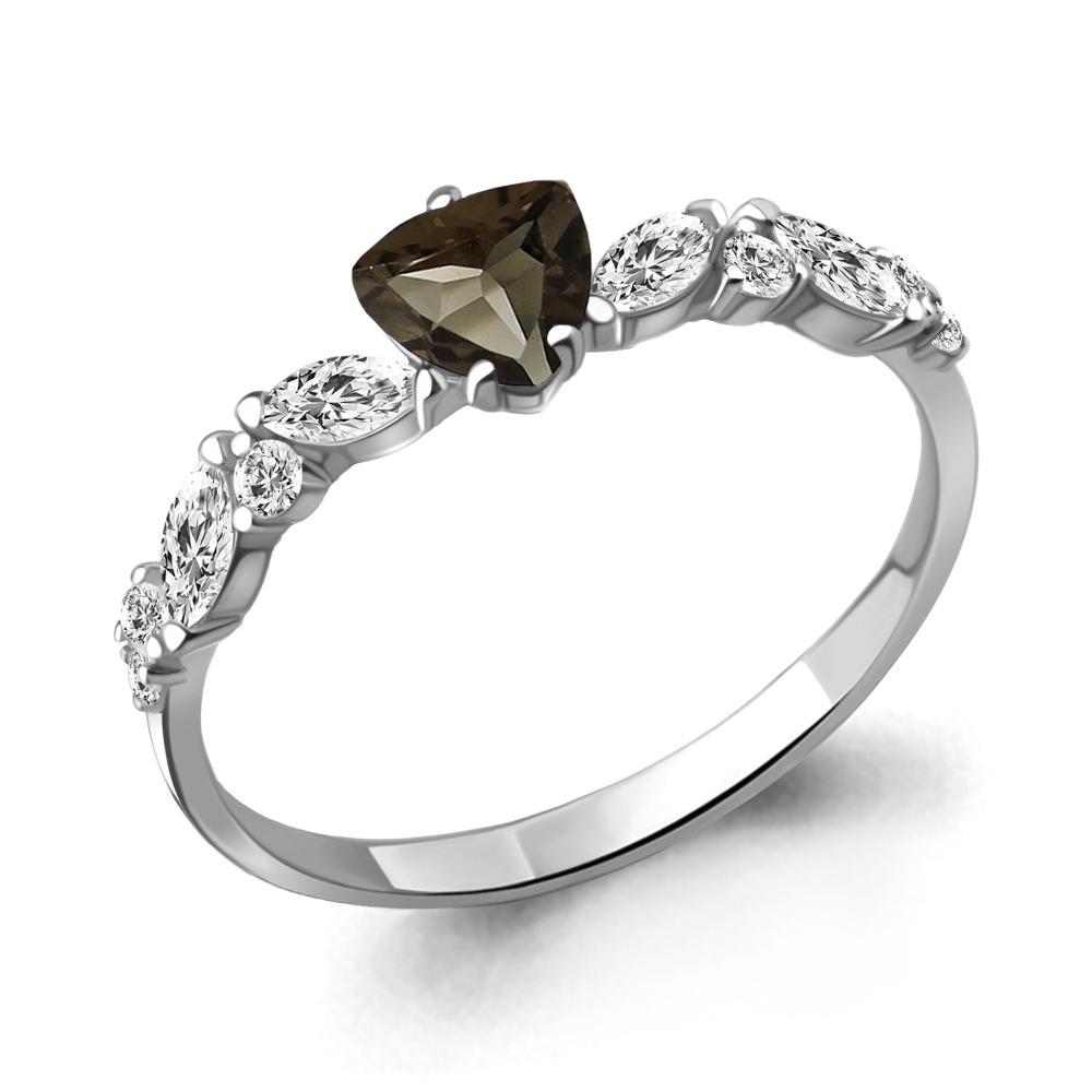 

Кольцо из серебра с кварцем Aquamarine Aquamarine 6954701А_925_р р, 6954701А_925_р