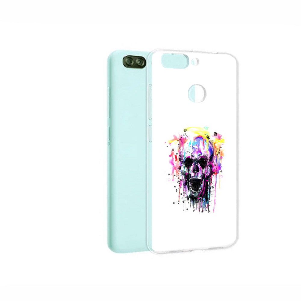 Чехол MyPads Tocco для ZTE Blade V9 Vita граффити череп (PT136572.445.298)