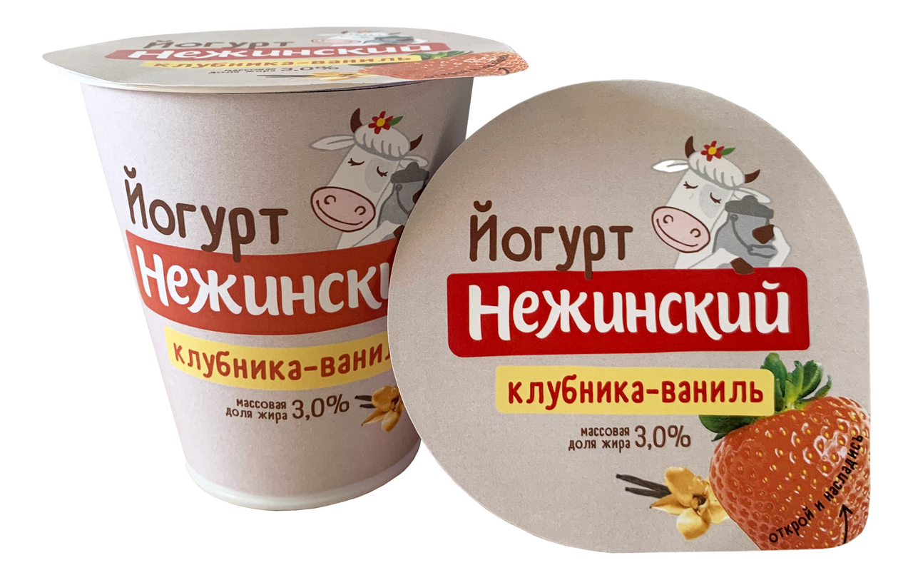 

Йогурт ВкусВилл Клубника-ваниль 5% 125 г