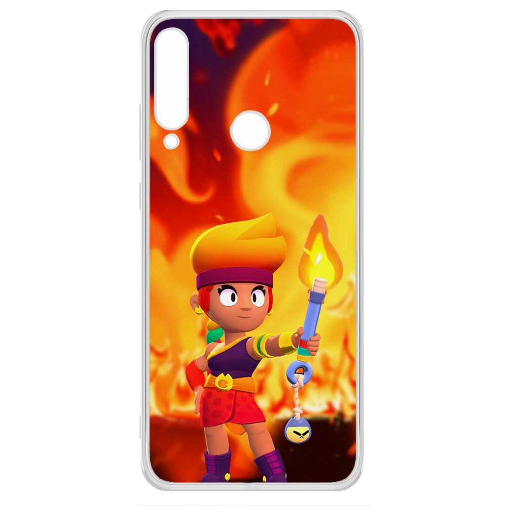 

Чехол-накладка Brawl Stars-Амбер для Huawei Y6P, Прозрачный