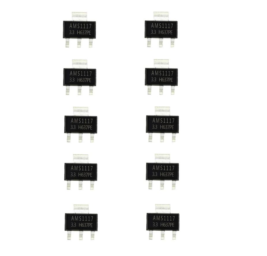 

Линейный стабилизатор AMS1117-3.3 (LM1117) 10шт
