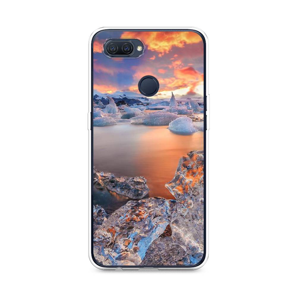 

Чехол для Oppo A12 "Ледники", Синий;оранжевый, 253450-2