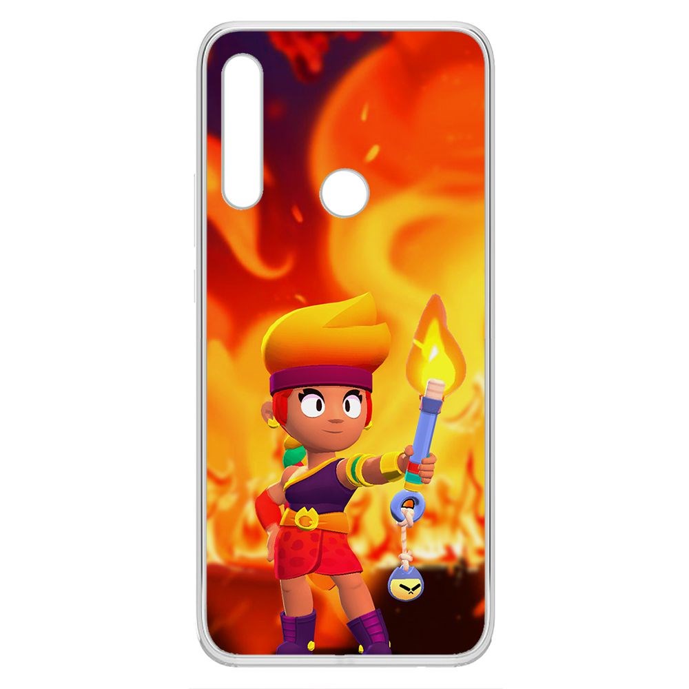 

Чехол-накладка Brawl Stars-Амбер для Huawei P Smart Z, Прозрачный