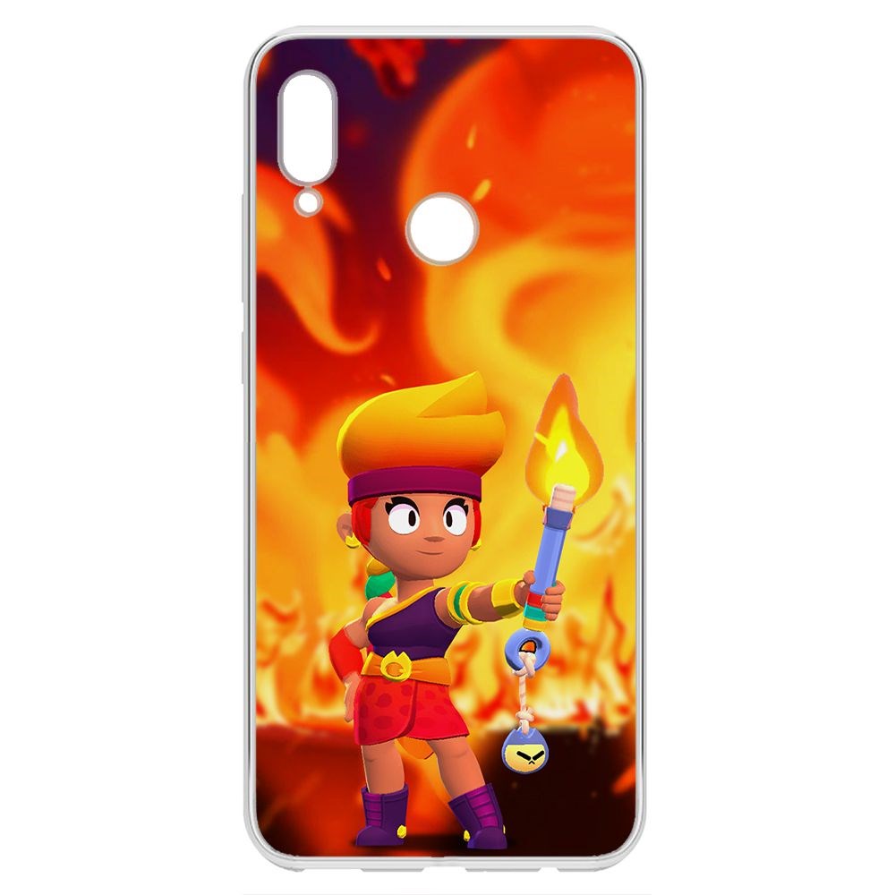 

Чехол-накладка Brawl Stars-Амбер для Honor 10 Lite, Прозрачный