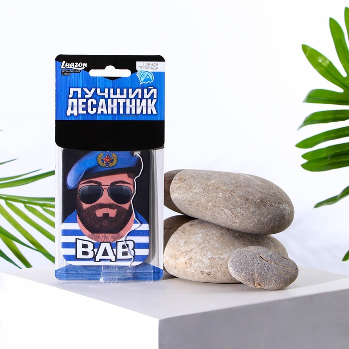 

Ароматизатор в машину NoBrand 3132738 Лучший десантник Горная прохлада