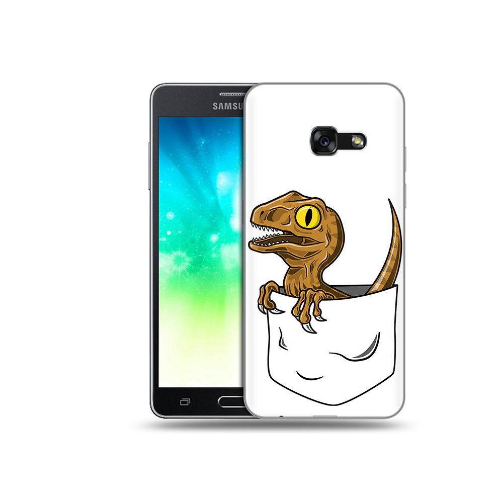 

Чехол MyPads Tocco для Samsung Galaxy A3 (2017) динозавр в кармане (PT51197.565.327), Прозрачный, Tocco
