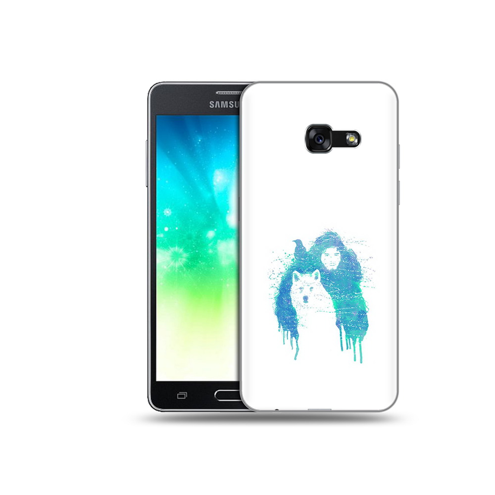 

Чехол MyPads Tocco для Samsung Galaxy A3 (2017) джон сноу (PT51197.565.323), Прозрачный, Tocco