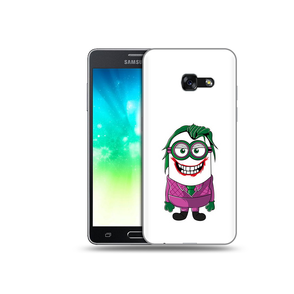 

Чехол MyPads Tocco для Samsung Galaxy A3 (2017) джокер миньон (PT51197.565.322), Прозрачный, Tocco