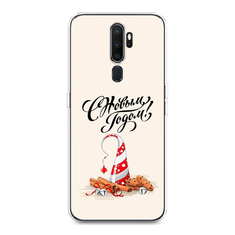 

Чехол на Oppo A5 "Подарки на Новый Год", Бежевый;красный;черный, 251950-5