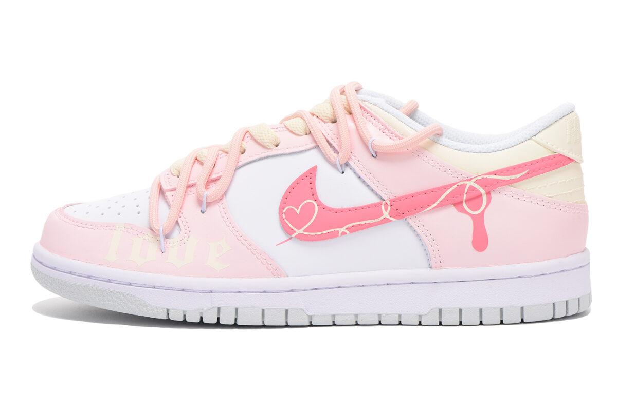

Кеды унисекс Nike Dunk Low vibe GS белые 38 EU, Белый, Dunk Low vibe GS