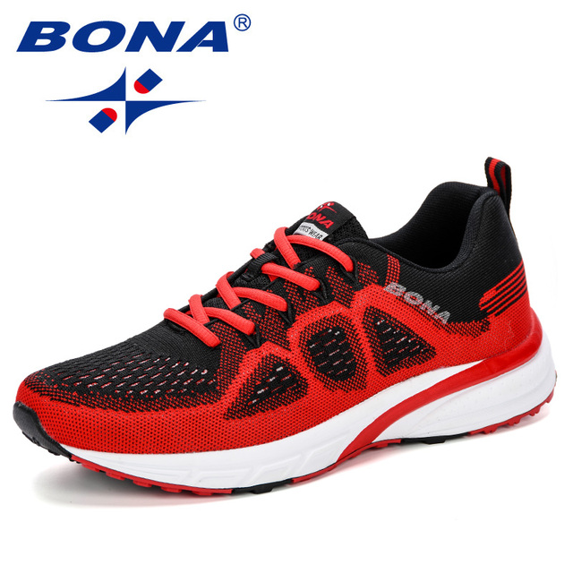 

Спортивные кроссовки мужские Bona Dark&Grey красные 43 RU, Красный, Dark&Grey