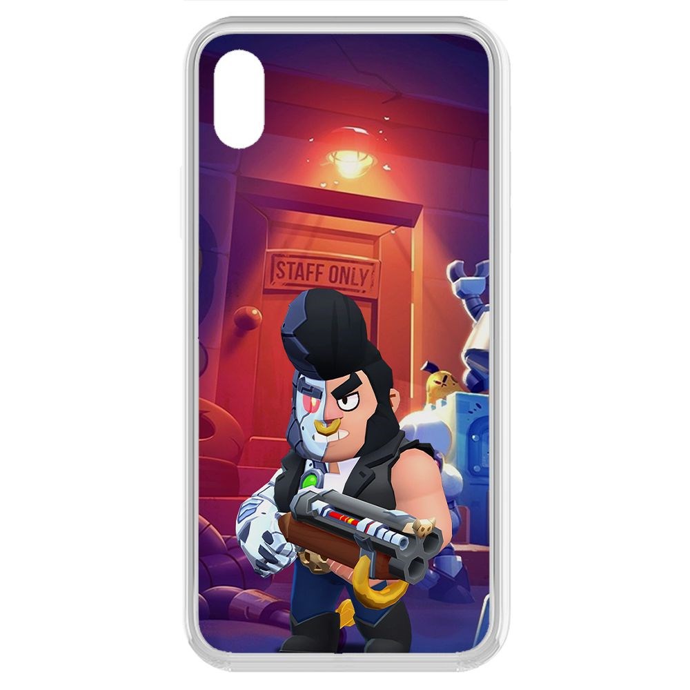 

Чехол-накладка Brawl Stars-Б-800 для iPhone XR, Прозрачный