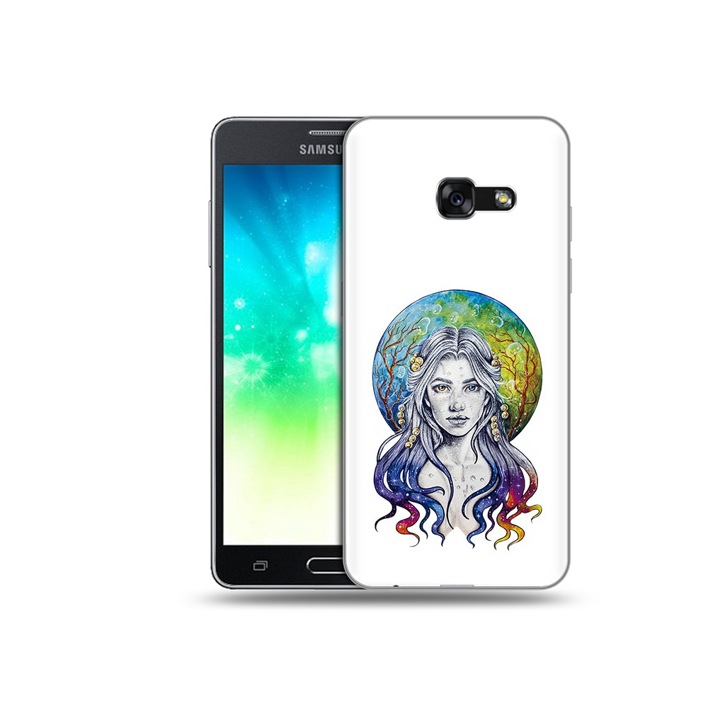 

Чехол MyPads Tocco для Samsung Galaxy A3 (2017) девушка с красивыми волосами, Прозрачный, Tocco
