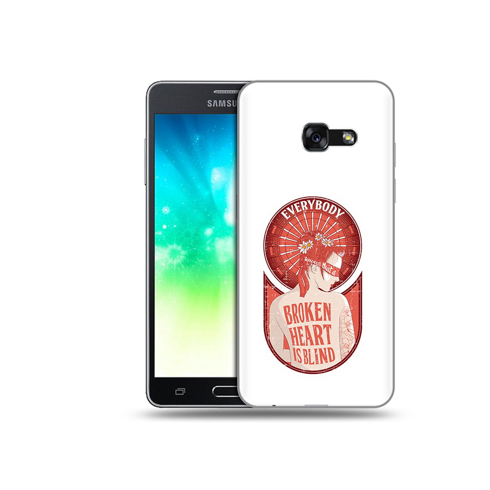 

Чехол MyPads Tocco для Samsung Galaxy A3 (2017) девушка разбитое сердце (PT51197.565.310), Прозрачный, Tocco