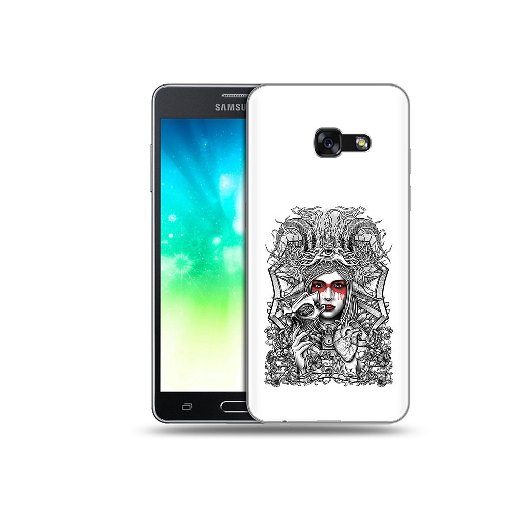 

Чехол MyPads Tocco для Samsung Galaxy A3 (2017) грусная девушка (PT51197.565.302), Прозрачный, Tocco