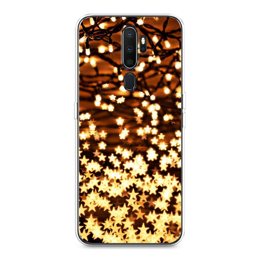 

Чехол на Oppo A5 "Новогодняя гирлянда", Золотистый, 251950-5