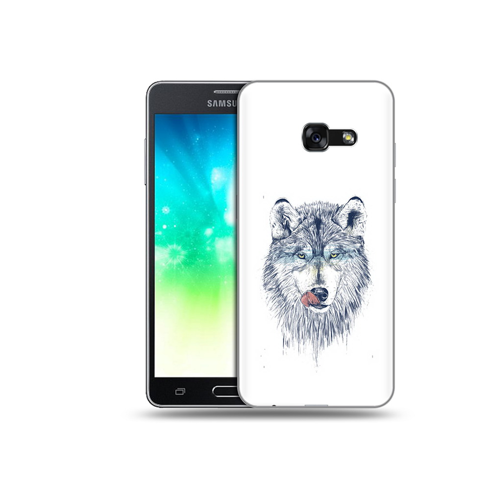 

Чехол MyPads Tocco для Samsung Galaxy A3 (2017) голодгый волк (PT51197.565.292), Прозрачный, Tocco