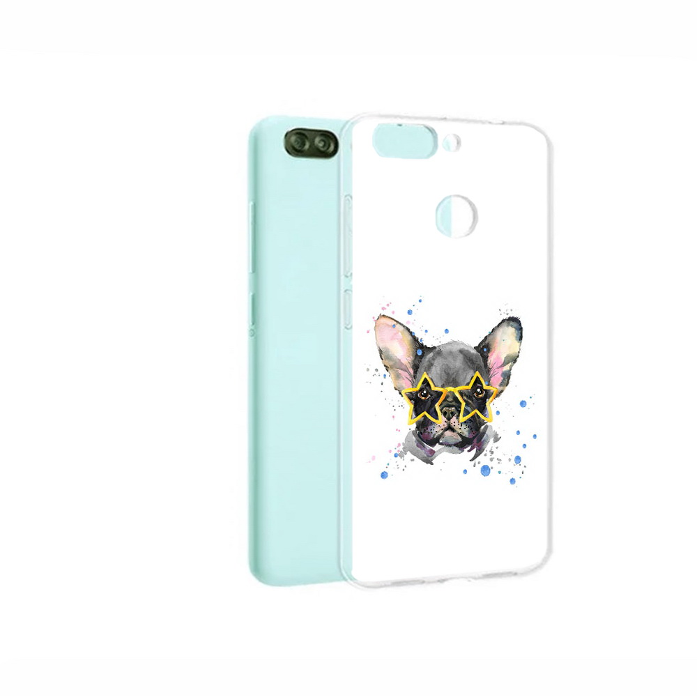 Чехол MyPads Tocco для ZTE Blade V9 Vita буля в очках (PT136572.445.252)