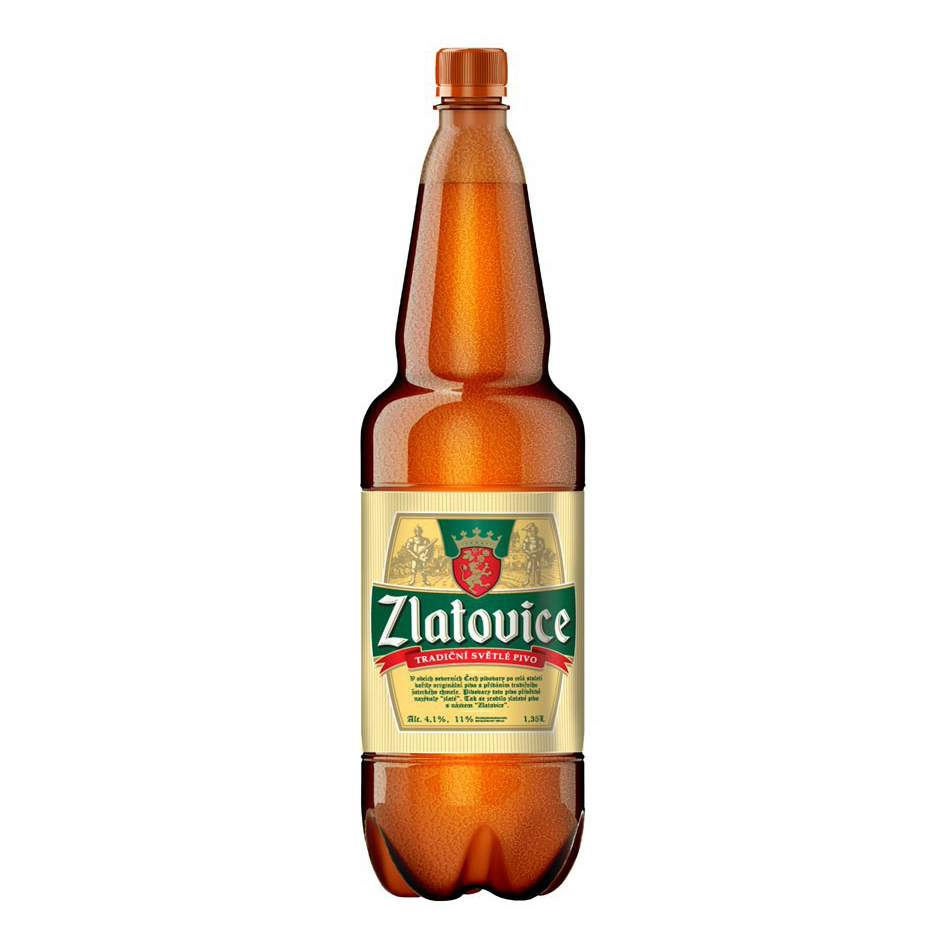

Пиво Zlatovice светлое фильтрованное 4,1% 1 л