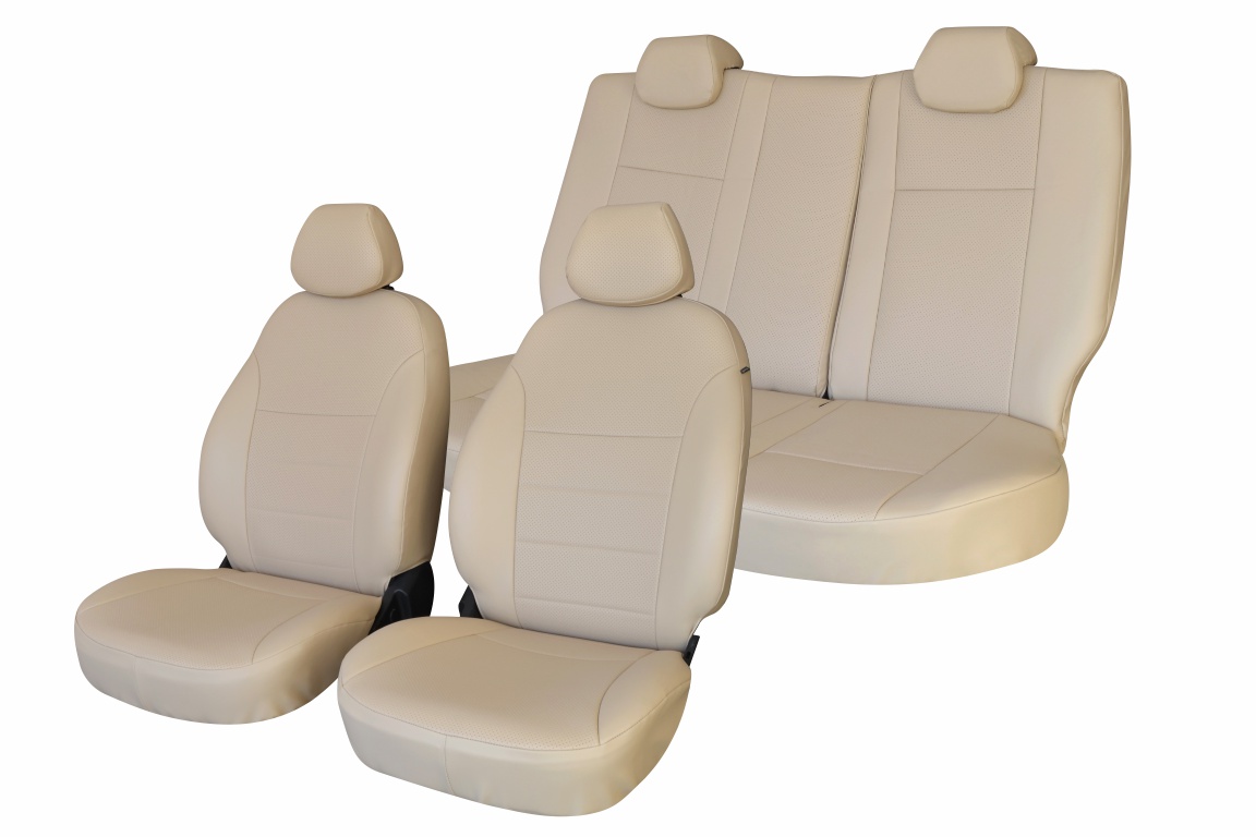 

Модельные чехлы салона Toyota Premio 2001-2007 Экокожа бежевая