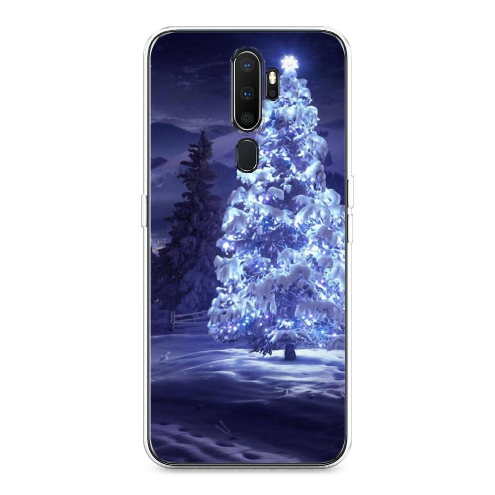 

Чехол на Oppo A5 "Зима 4", Синий;черный;белый, 251950-2