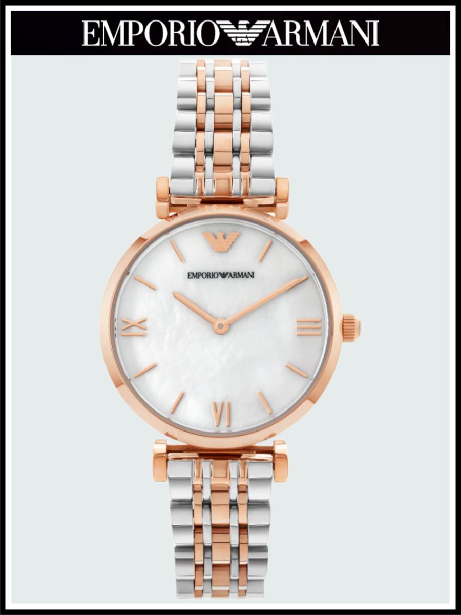 Наручные часы женские Emporio Armani A1683R золотистые/серебристые