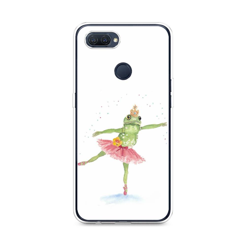 

Чехол для Oppo A12 "Лягушка-балерина", Зеленый, 253450-4