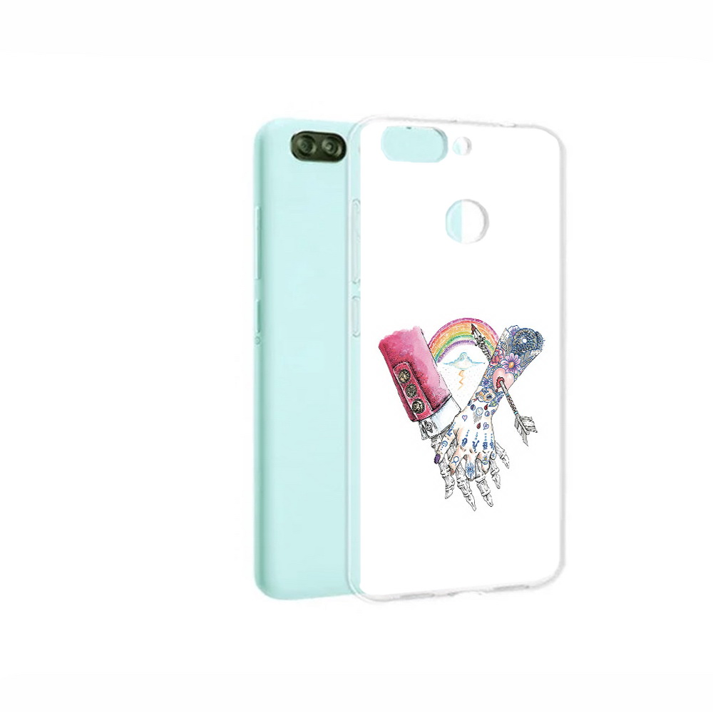 

Чехол MyPads Tocco для ZTE Blade V9 Vita абстракция руки в татуировках (PT136572.445.212), Прозрачный, Tocco