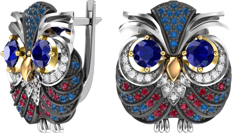 

Серьги женские POKROVSKY 2100910-00355 из серебра, фианит, 2100910-00355