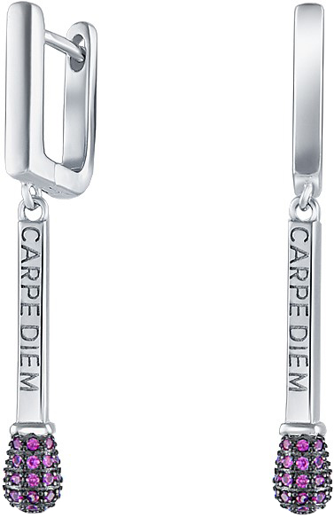 

Серьги женские Silver Wings 22CARPEDIEMG-127 из серебра, цирконий, 22CARPEDIEMG-127