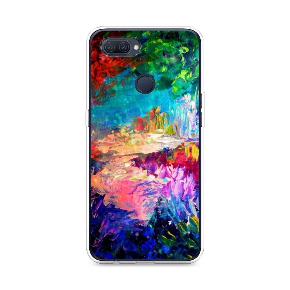 

Чехол для Oppo A12 "Лес-гуашь", Синий;розовый;зеленый, 253450-4