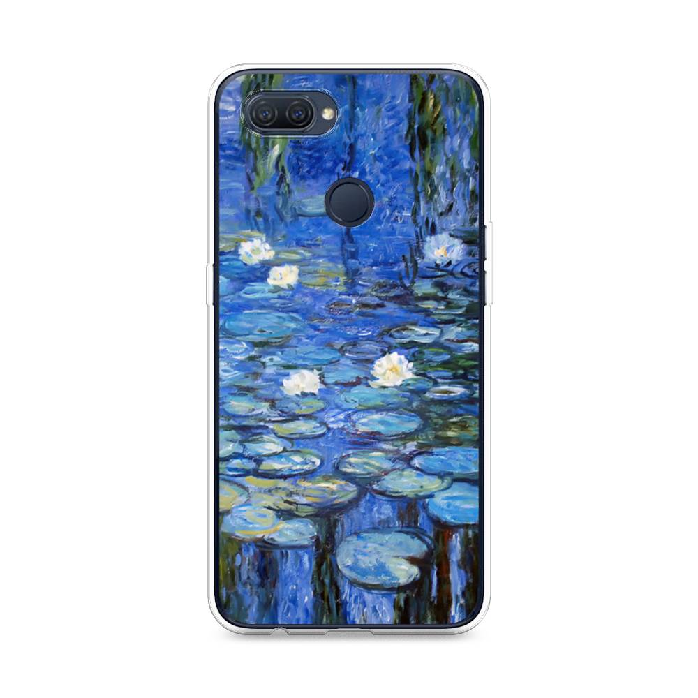 

Чехол на Oppo A12 "Нарисованный пруд", Синий;зеленый, 253450-4