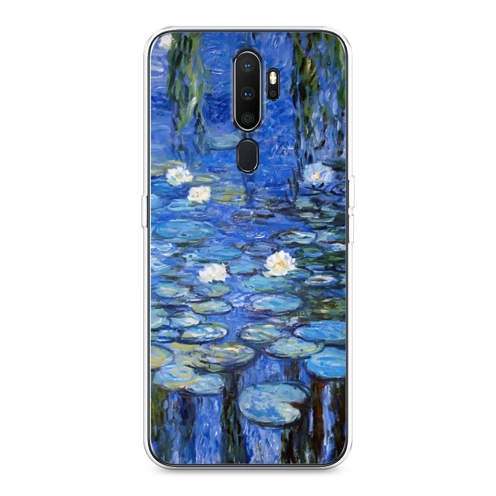 

Чехол на Oppo A5 "Нарисованный пруд", Синий;зеленый, 251950-4