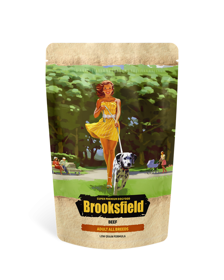 Сухой корм для собак Brooksfield Low Grain Adult Dog с говядиной и рисом 800 г 946₽