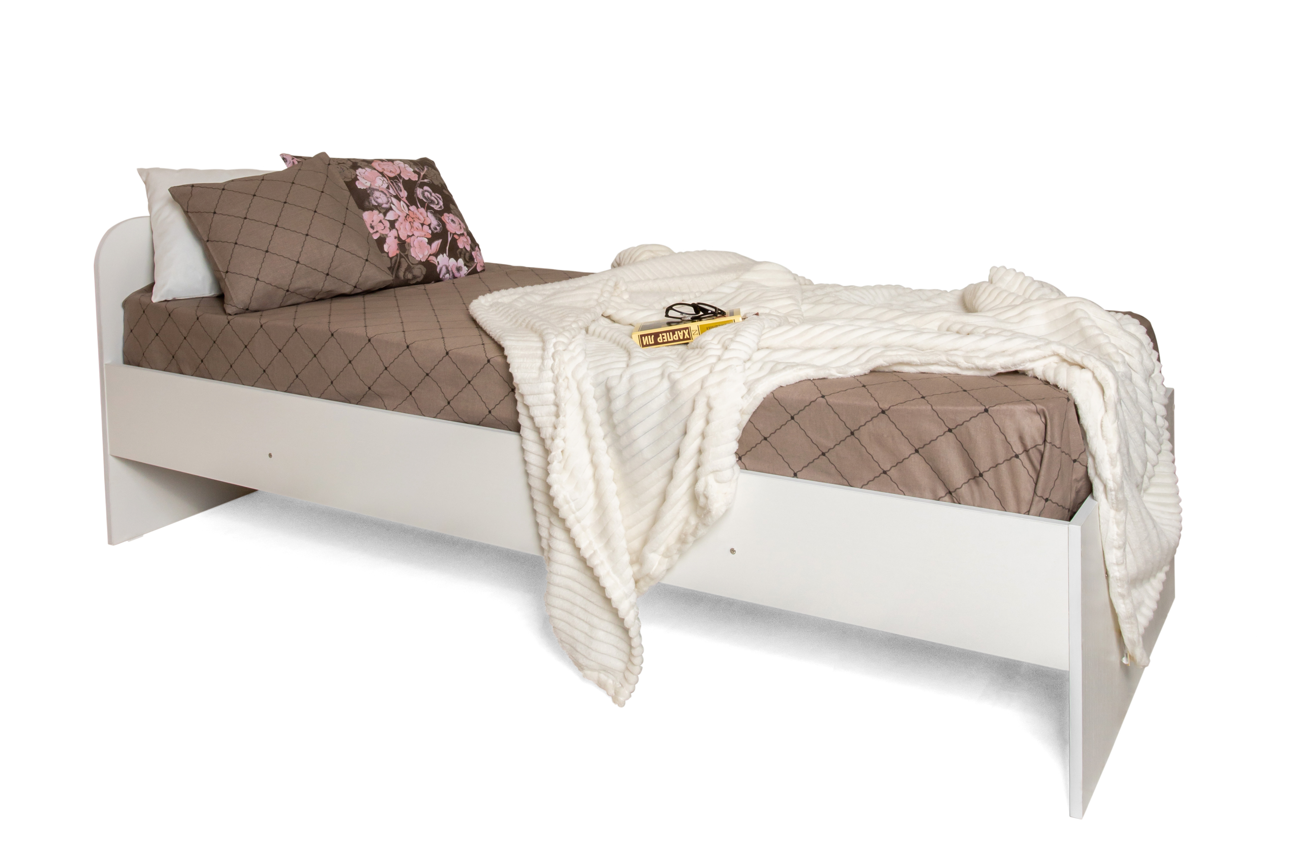 

Кровать DomA 800 Mamamia я кр-01 203х84х70, 1097120, белый
