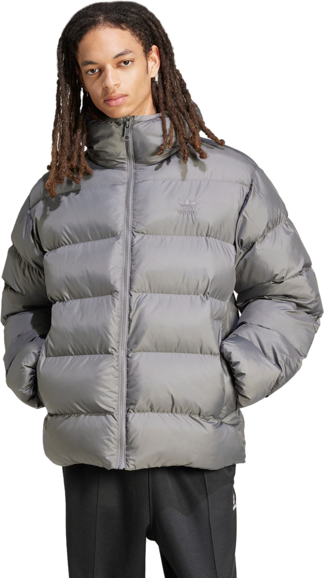 

Куртка мужская Adidas COMMERCIAL PUFF серая 2XL, Серый, COMMERCIAL PUFF