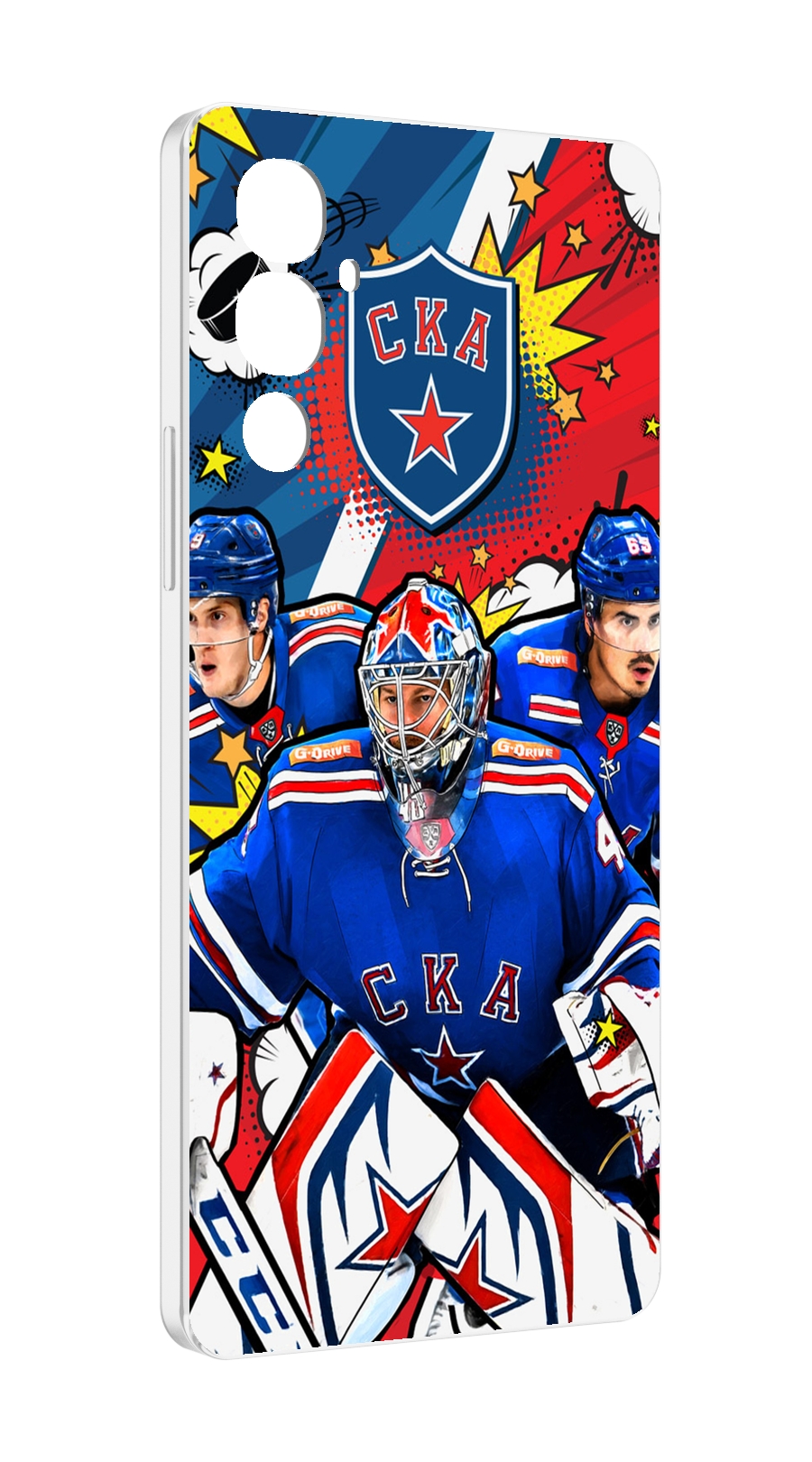 

Чехол MyPads хк ска спб мужской для Tecno Pova 4, Прозрачный, Tocco
