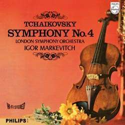 

Tchaikovsky – Symphony no. 4. London Symphony Orchestra. Igor Markevitch (33rpm lp), 1 LP