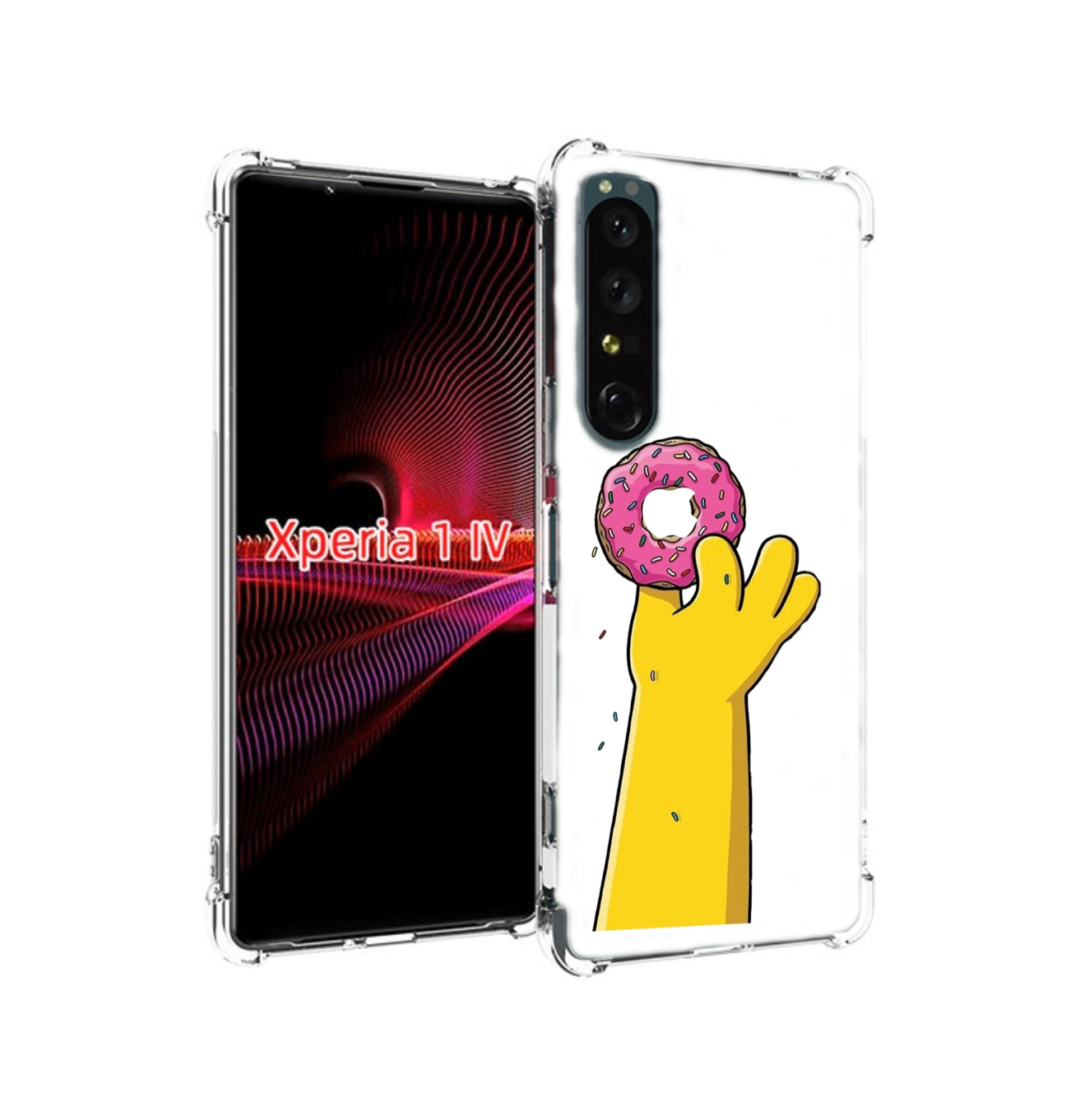 

Чехол накладка MyPads вкусный-пончик для Sony Xperia 1 IV, Прозрачный, Tocco