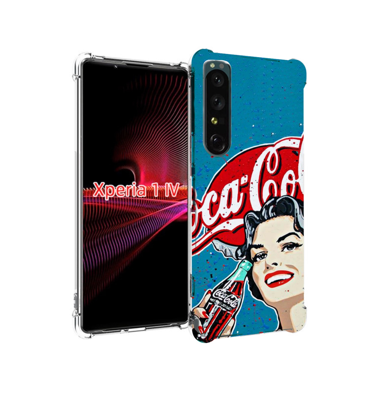 

Чехол накладка MyPads вкусная кола картинка для Sony Xperia 1 IV, Прозрачный, Tocco