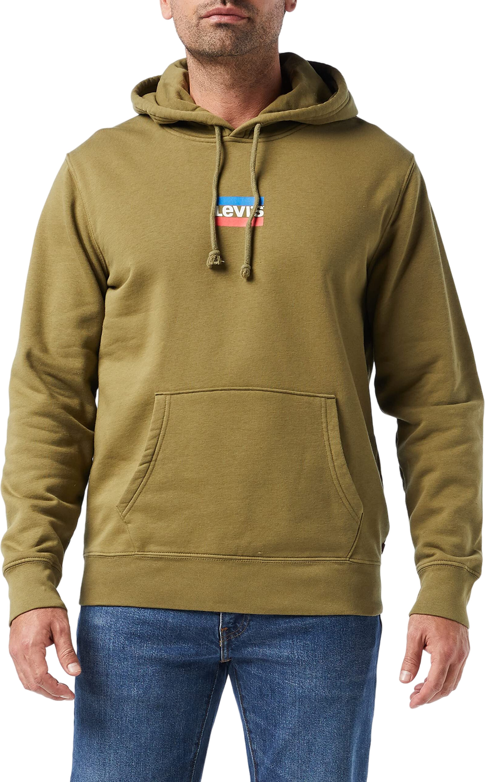 

Худи мужское Levi's Standard Graphic Hoodie зеленое XS, Зеленый, Standard Graphic Hoodie