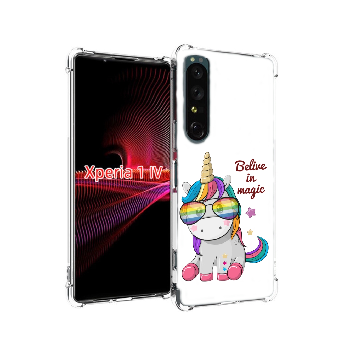 

Чехол накладка MyPads верю-в-магию детский для Sony Xperia 1 IV, Прозрачный, Tocco
