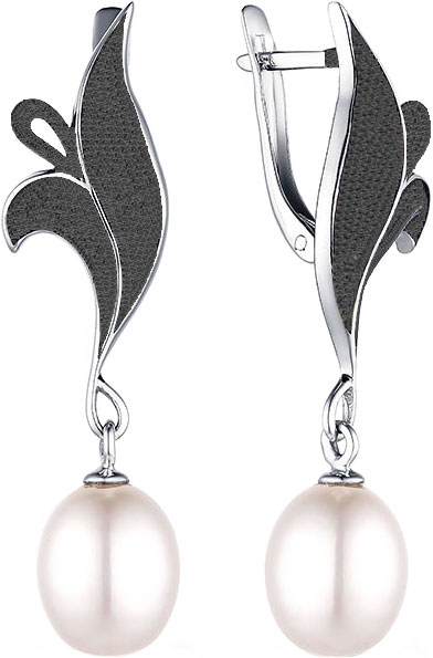 

Серьги из серебра с жемчугом De Fleur 52830S1B, 52830S1B