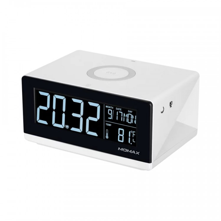 Цифровые часы Momax Q.Clock QC1 Digital Clock With Wir