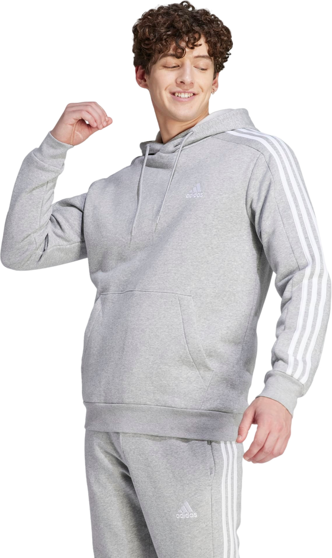 Худи мужское Adidas M 3S FL HD серое S 8299₽