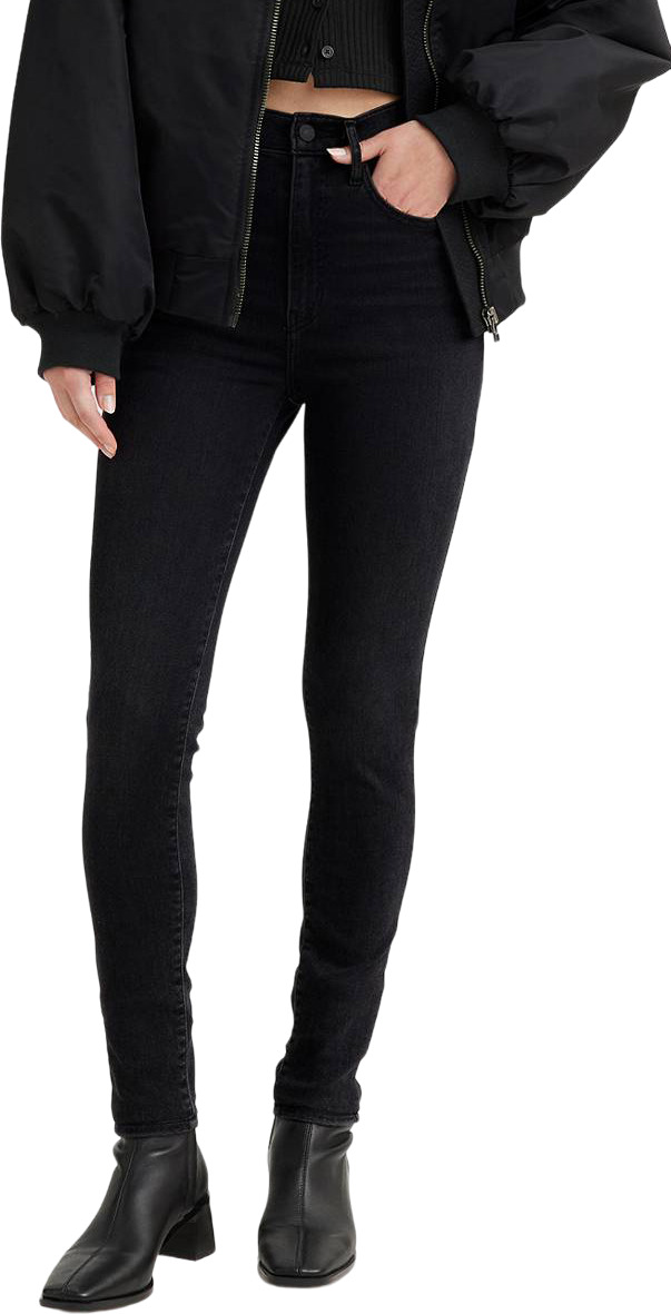 

Джинсы женские Levi's MILE HIGH SUPER SKINNY NEW MOON черные 29/32, Черный, MILE HIGH SUPER SKINNY NEW MOON