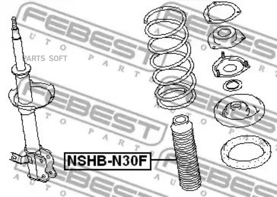 

FEBEST Пыльник переднего амортизатора FEBEST NSHB-N30F FEBEST NSHB-N30F