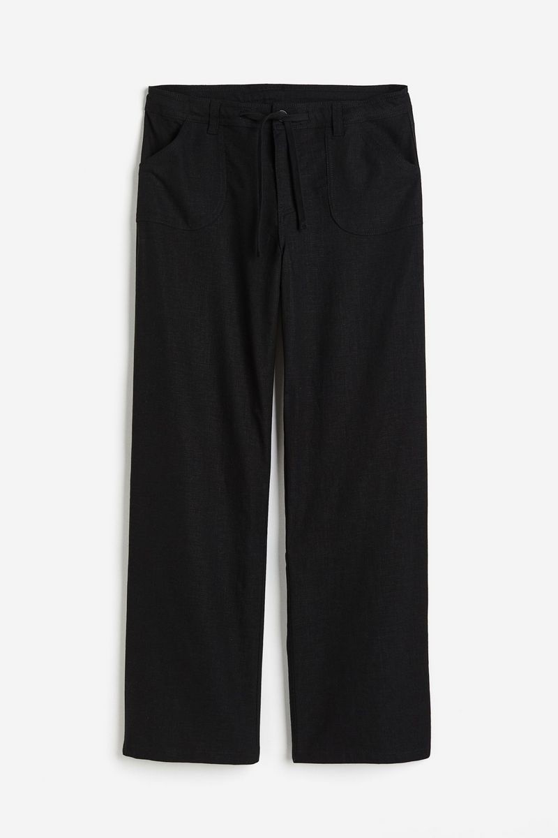

Брюки женские H&M 1214200 черные XL, Черный, 1214200